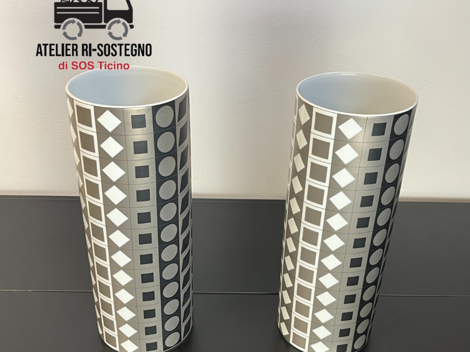 Vasi Vasarely Rosenthal Studio Line - edizione limitata 2