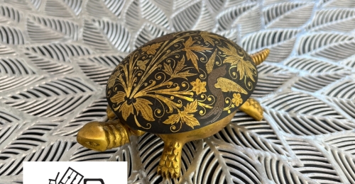 Campanello da Hotel a Forma di Tartaruga – Anni ’20/’30