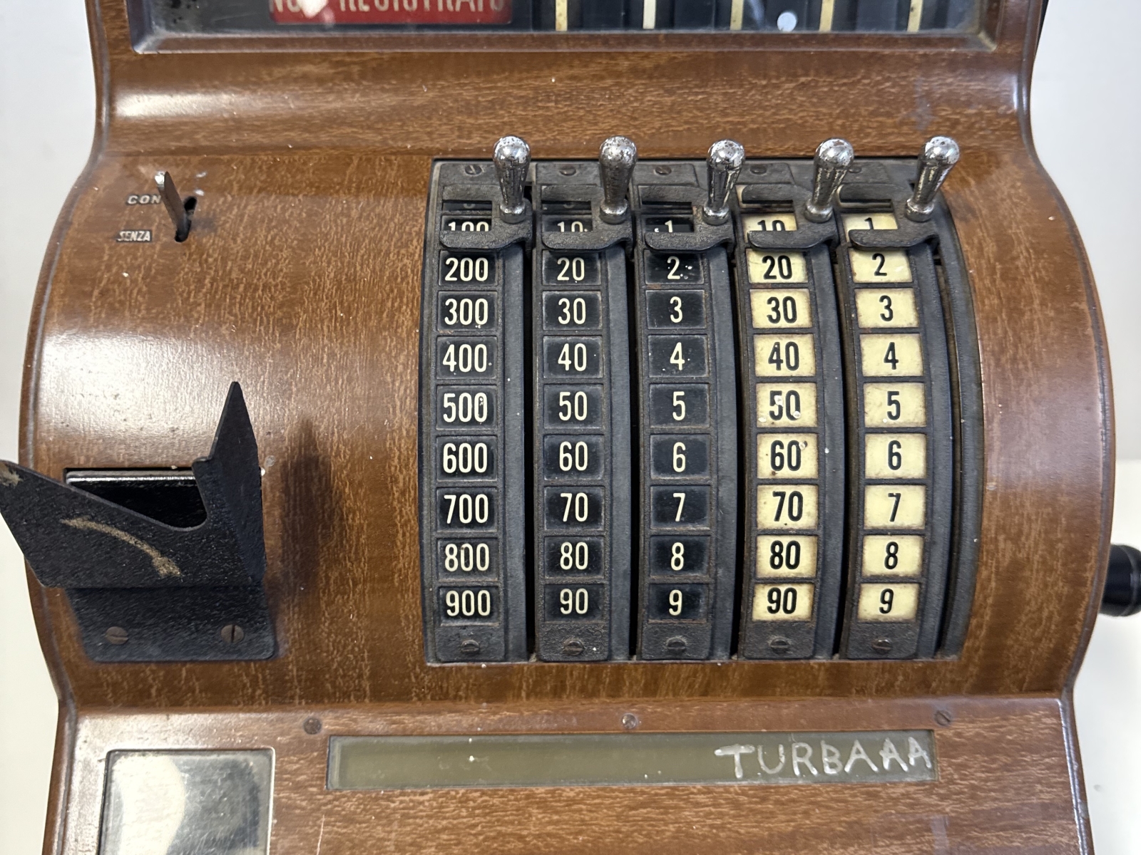 Registratore di cassa vintage National Cash Register Company 5