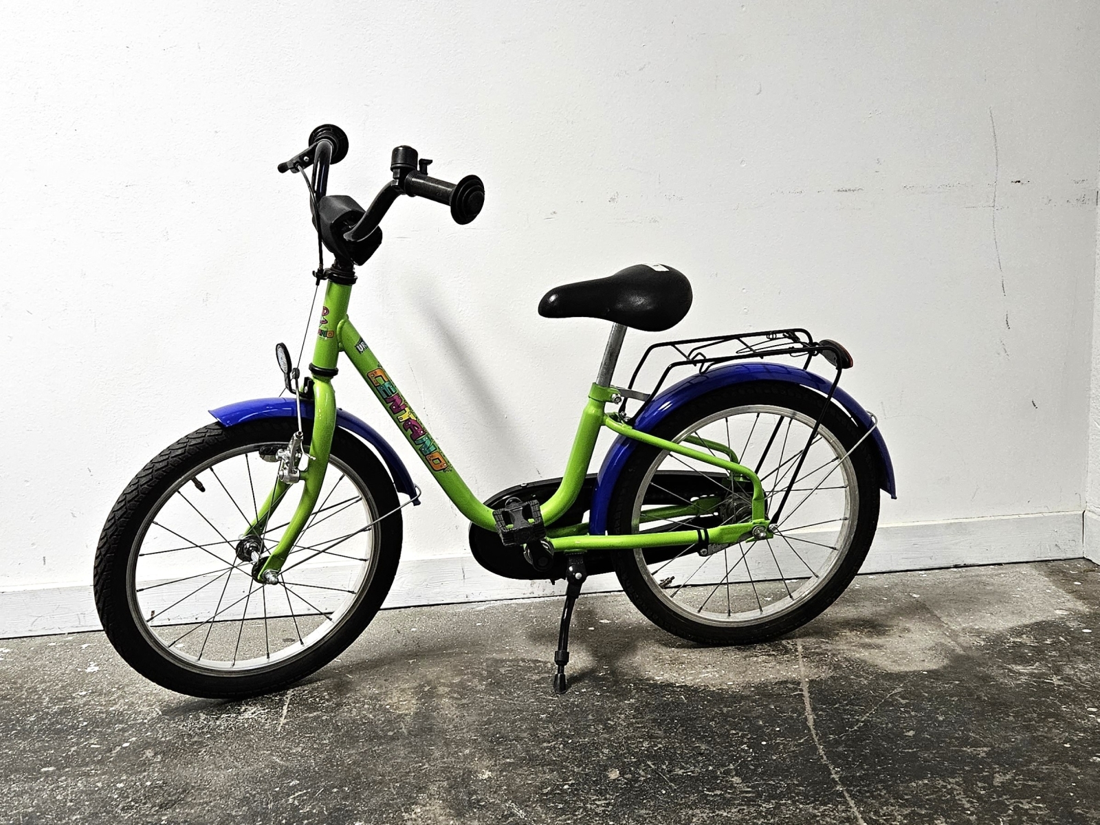 Bicicletta Bambino/a 18 pollici – Colore Verde/Blu 2