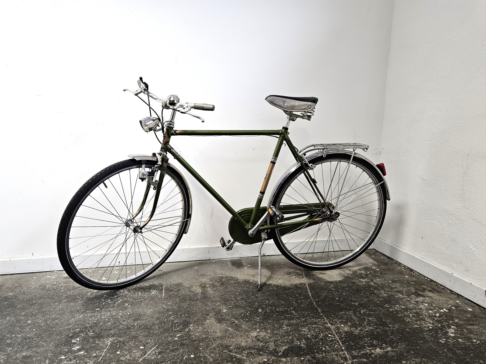 Bicicletta Vintage - Verde - Stile Classico Retrò 2