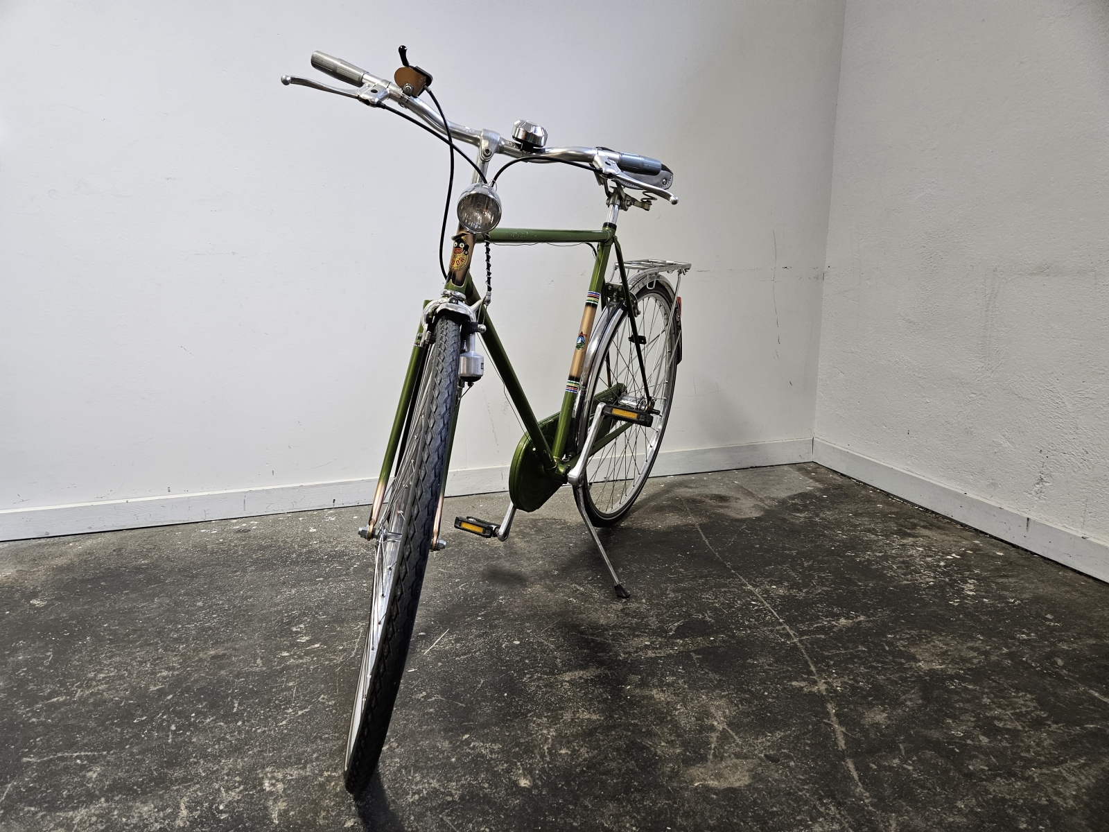 Bicicletta Vintage - Verde - Stile Classico Retrò 3