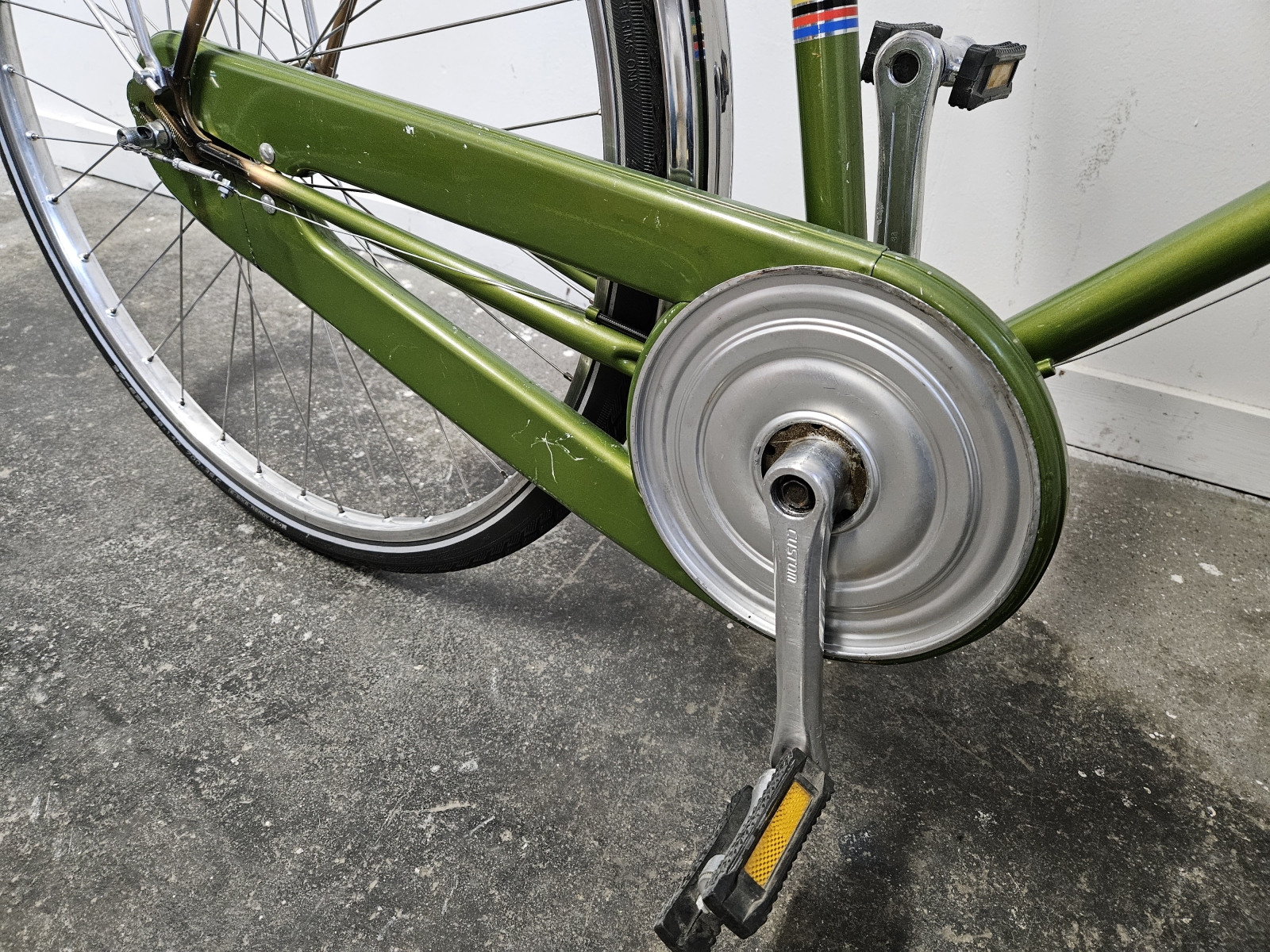 Bicicletta Vintage - Verde - Stile Classico Retrò 4