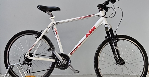Bicicletta MTB KTM Bianco rosso