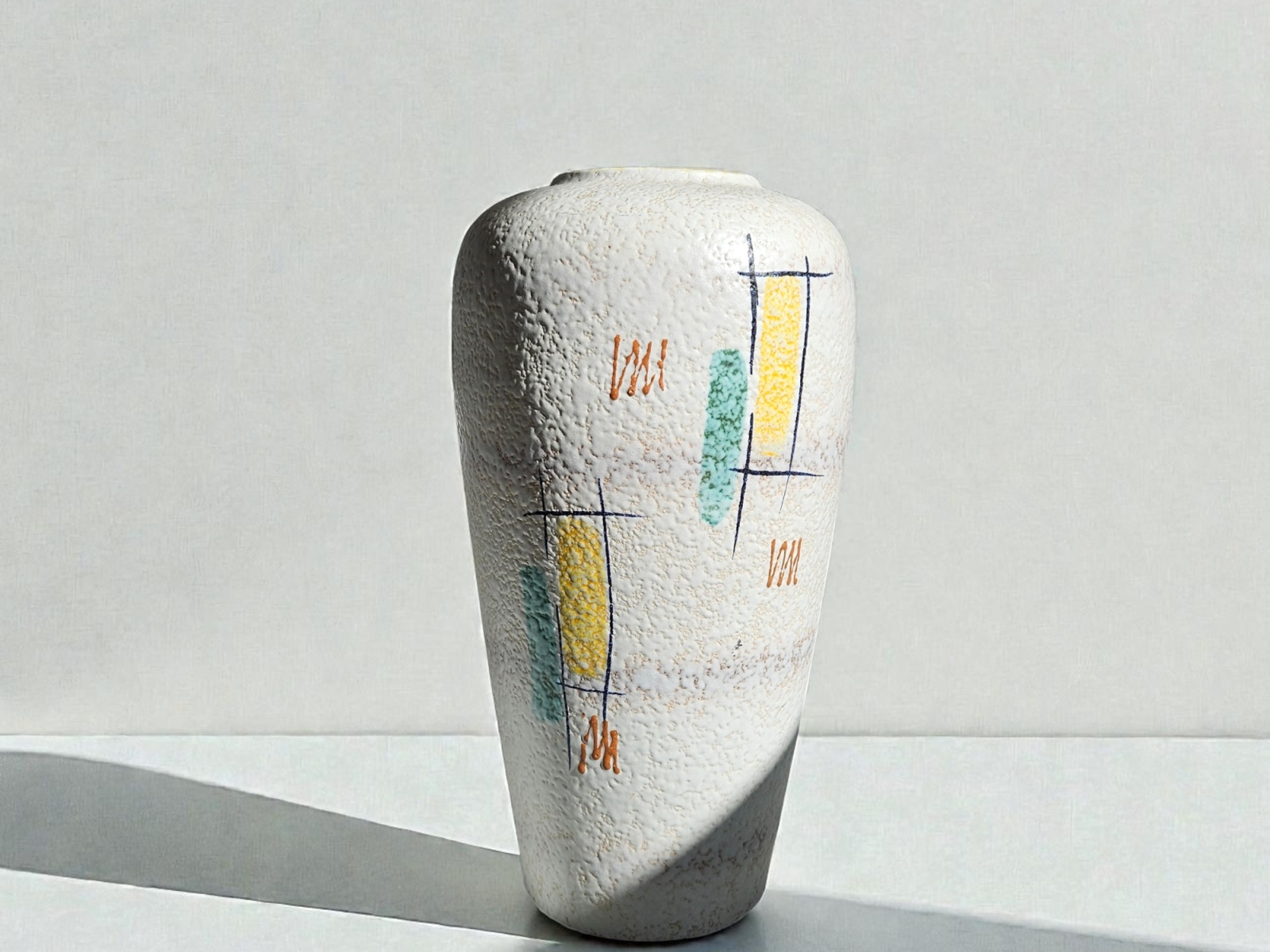 Vaso vintage della Germania Ovest prodotta da Scheurich 2