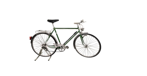 Bicicletta da turismo verde vintage (Nr. 39)