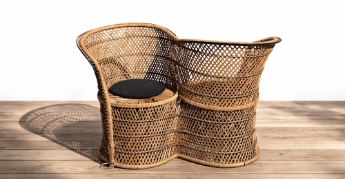 Poltrona in rattan &ndash; design unico
