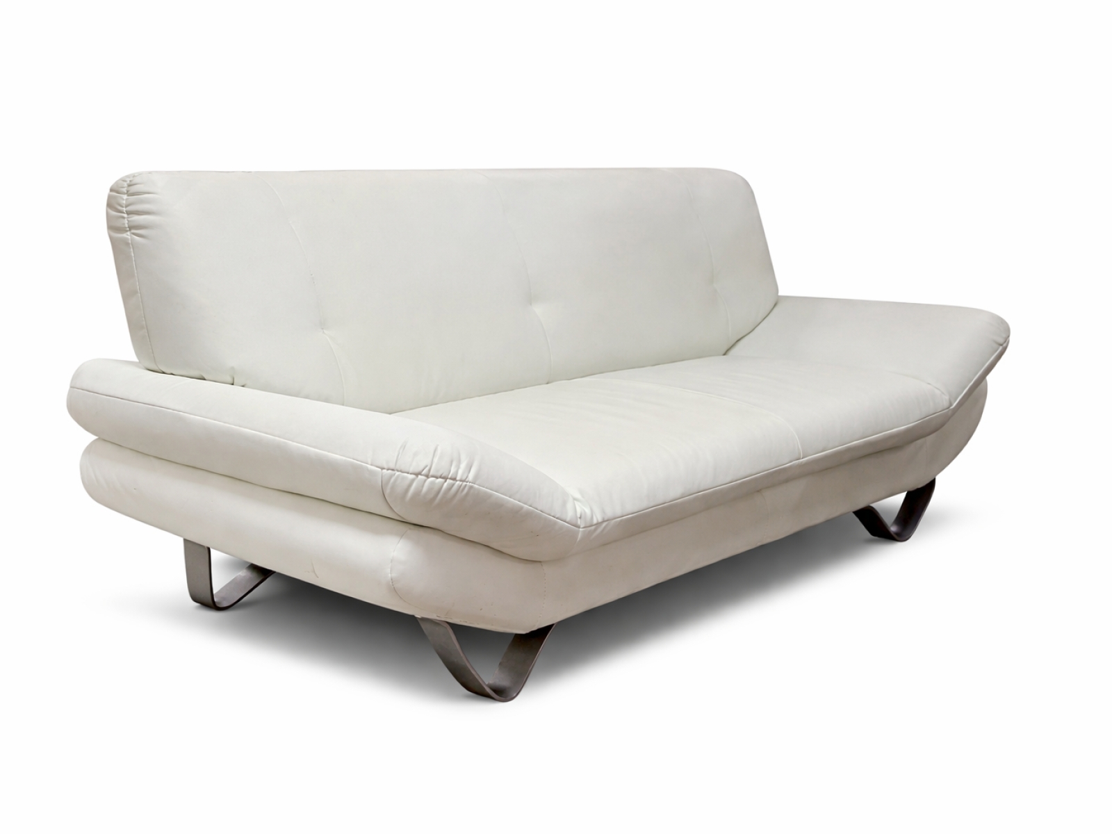 Divano Design in Ecopelle Bianca – Eleganza e Praticità 2