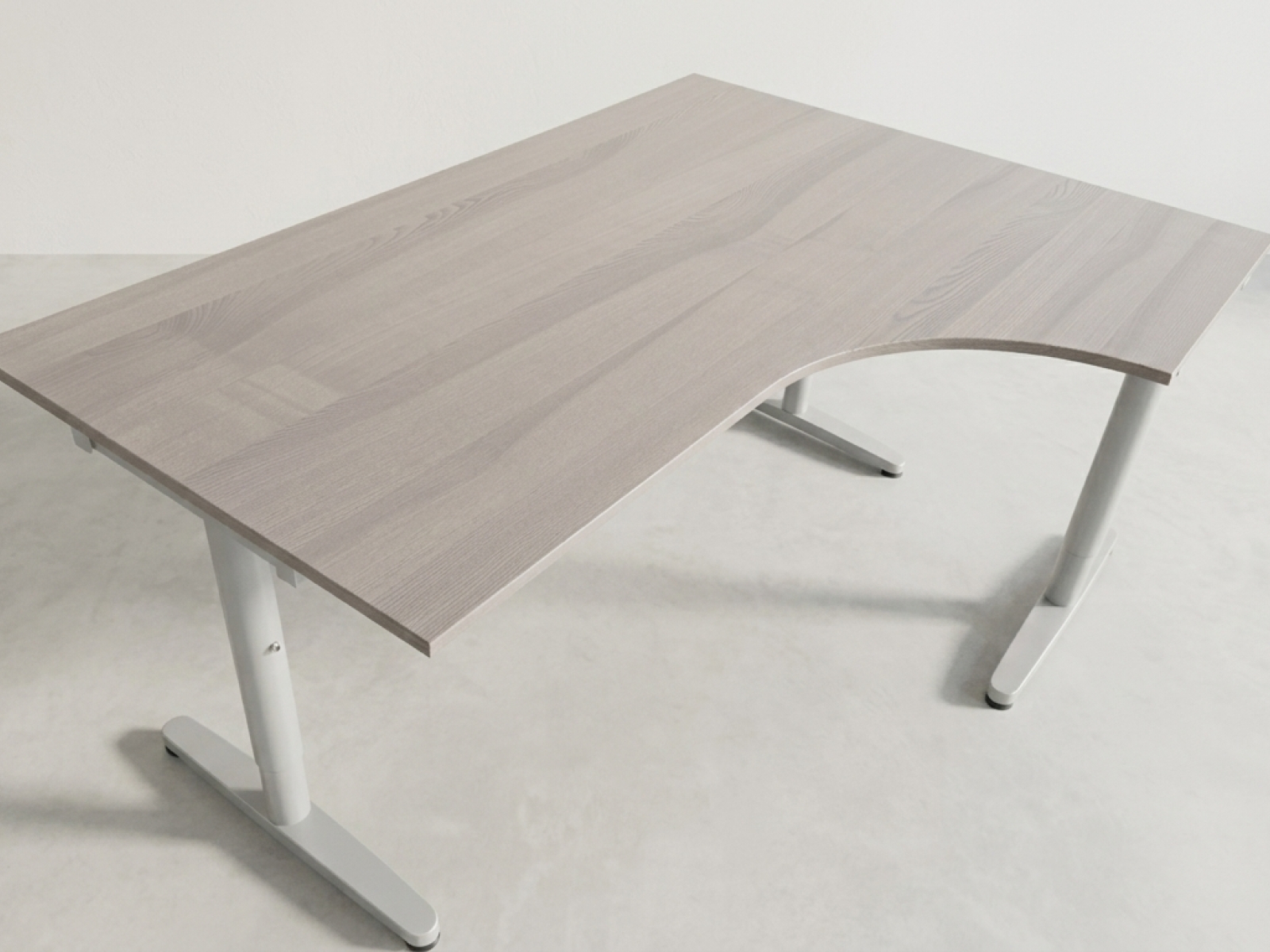 Scrivania angolare IKEA GALANT Grigia Altezza regolabile 2