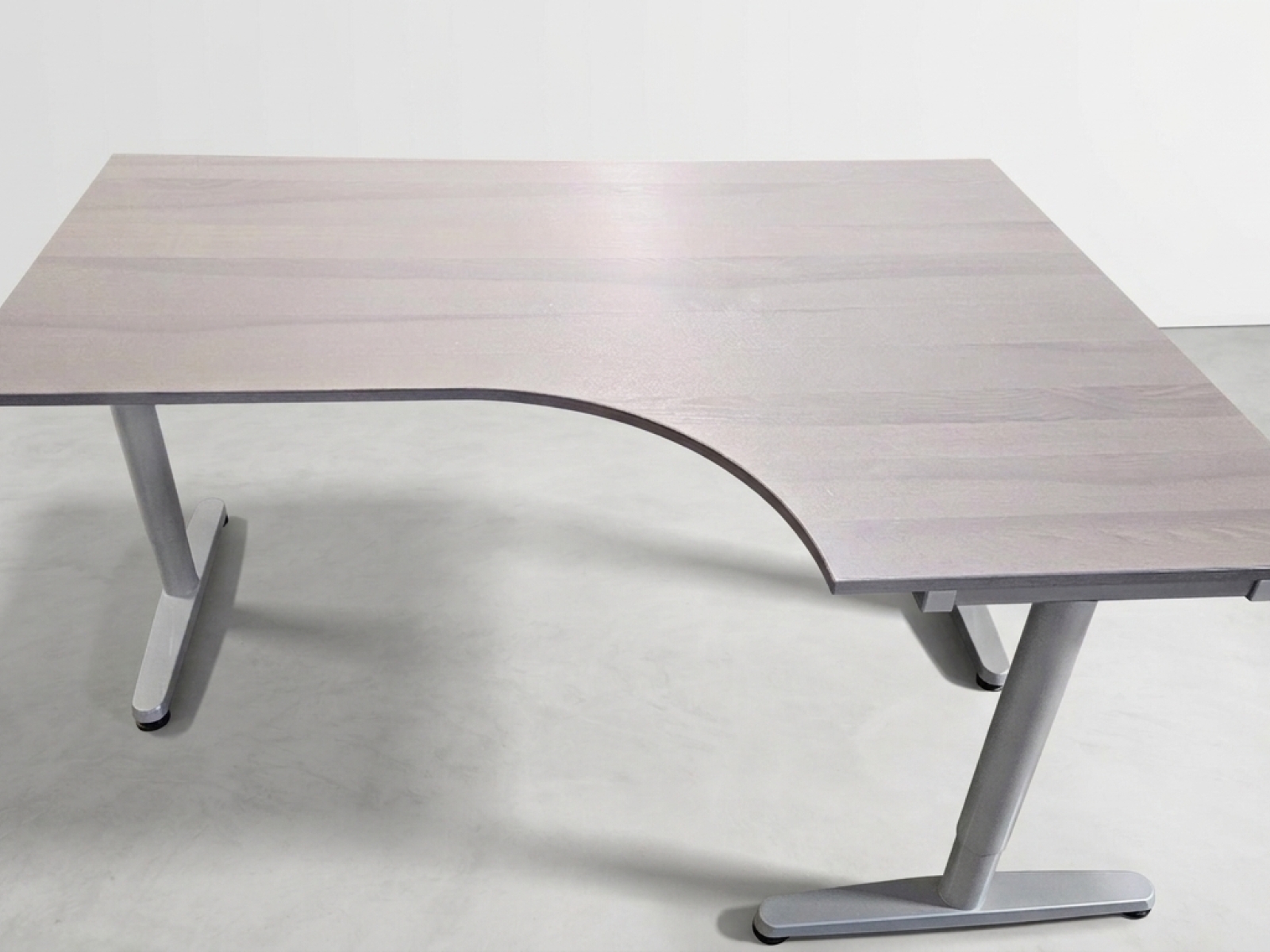 Scrivania angolare IKEA GALANT Grigia Altezza regolabile 3