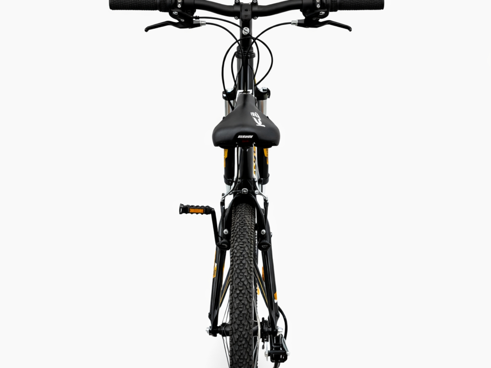 Bicicletta MTB nera con dettagli gialli (nr. 35) 4