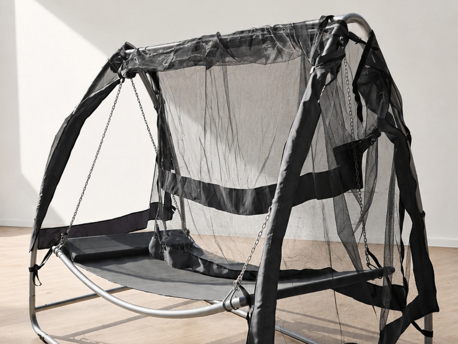 Amaca sospesa da giardino con struttura e zanzariera – Relax outdoor premium 3