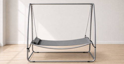 Amaca sospesa da giardino con struttura e zanzariera &ndash; Relax outdoor premium