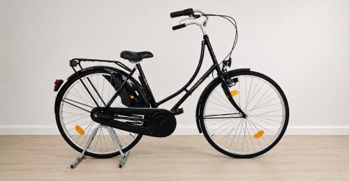 Bicicletta da citt&agrave; olandese nera (nr. 2)