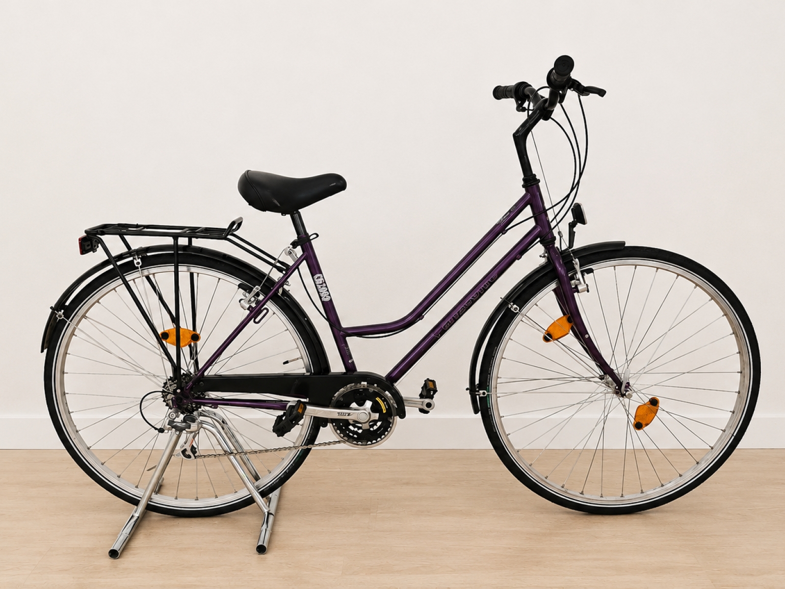 Bicicletta da città donna viola – 28