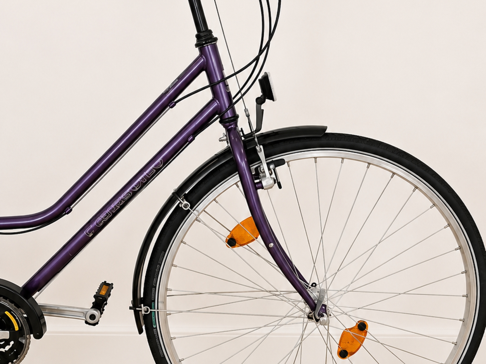 Bicicletta da città donna viola – 28