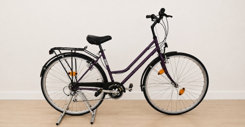 Bicicletta da citt&agrave; donna viola &ndash; 28" (nr.37)