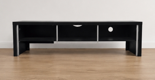 Mobile TV basso nero &ndash; Design moderno &ndash; 150 &times; 49 &times; 40 cm