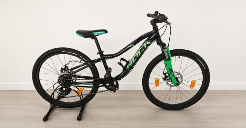 Mountain Bike 24" nera e verde &ndash; cambio Shimano (nr. 22)