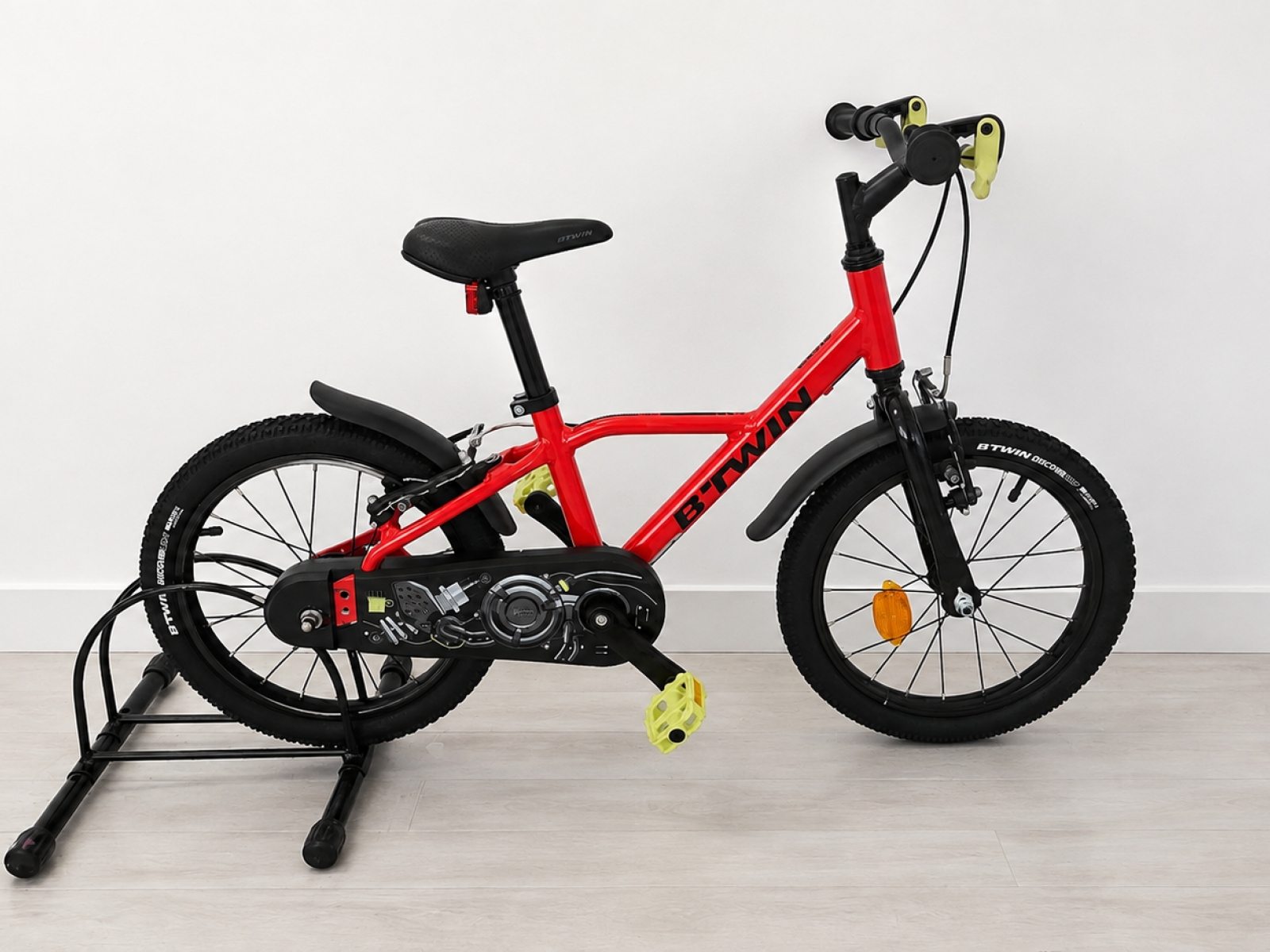Bicicletta bambino B’TWIN rossa – ottime condizioni (nr. 7) 2