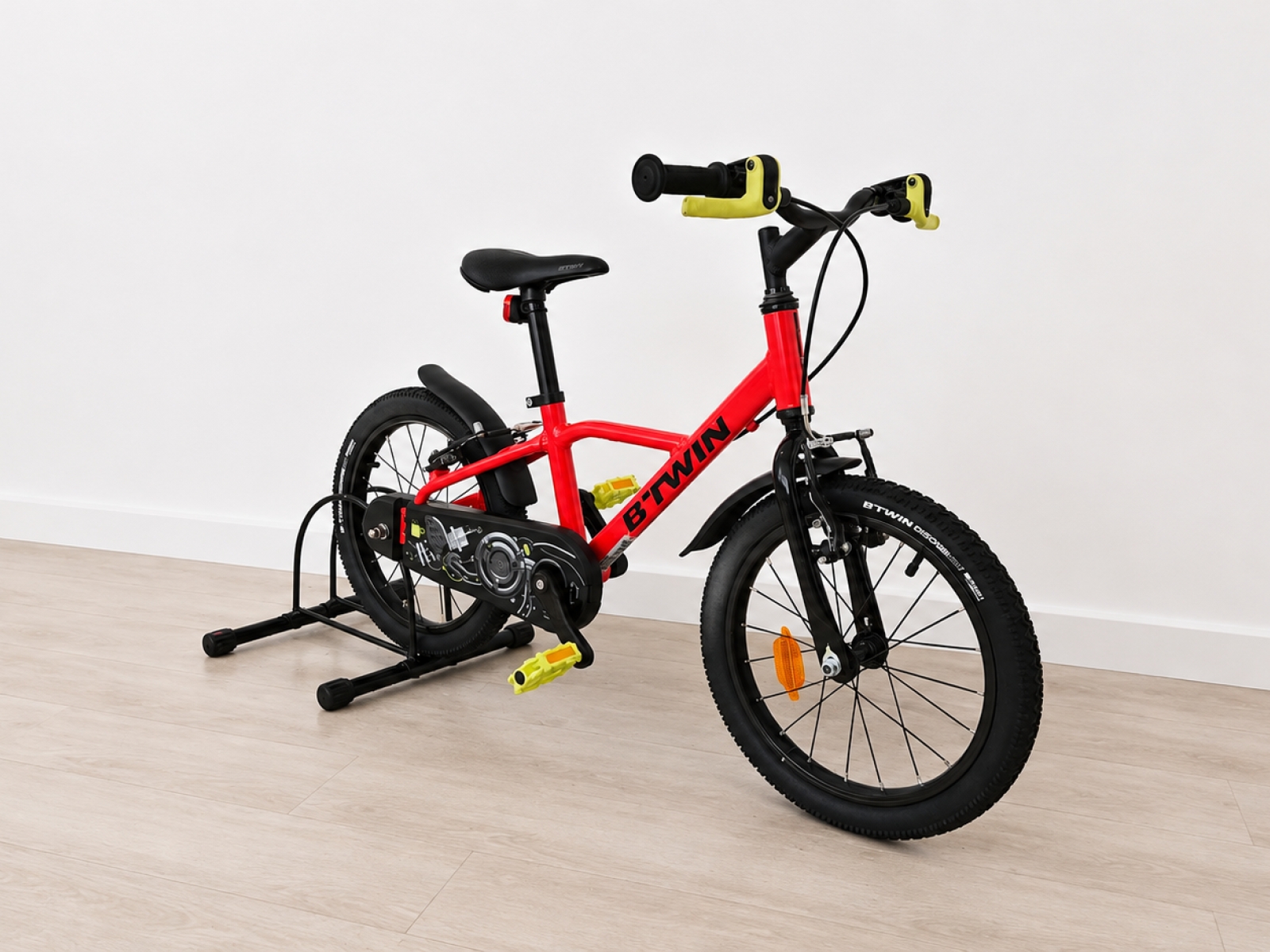 Bicicletta bambino B’TWIN rossa – ottime condizioni (nr. 7) 3