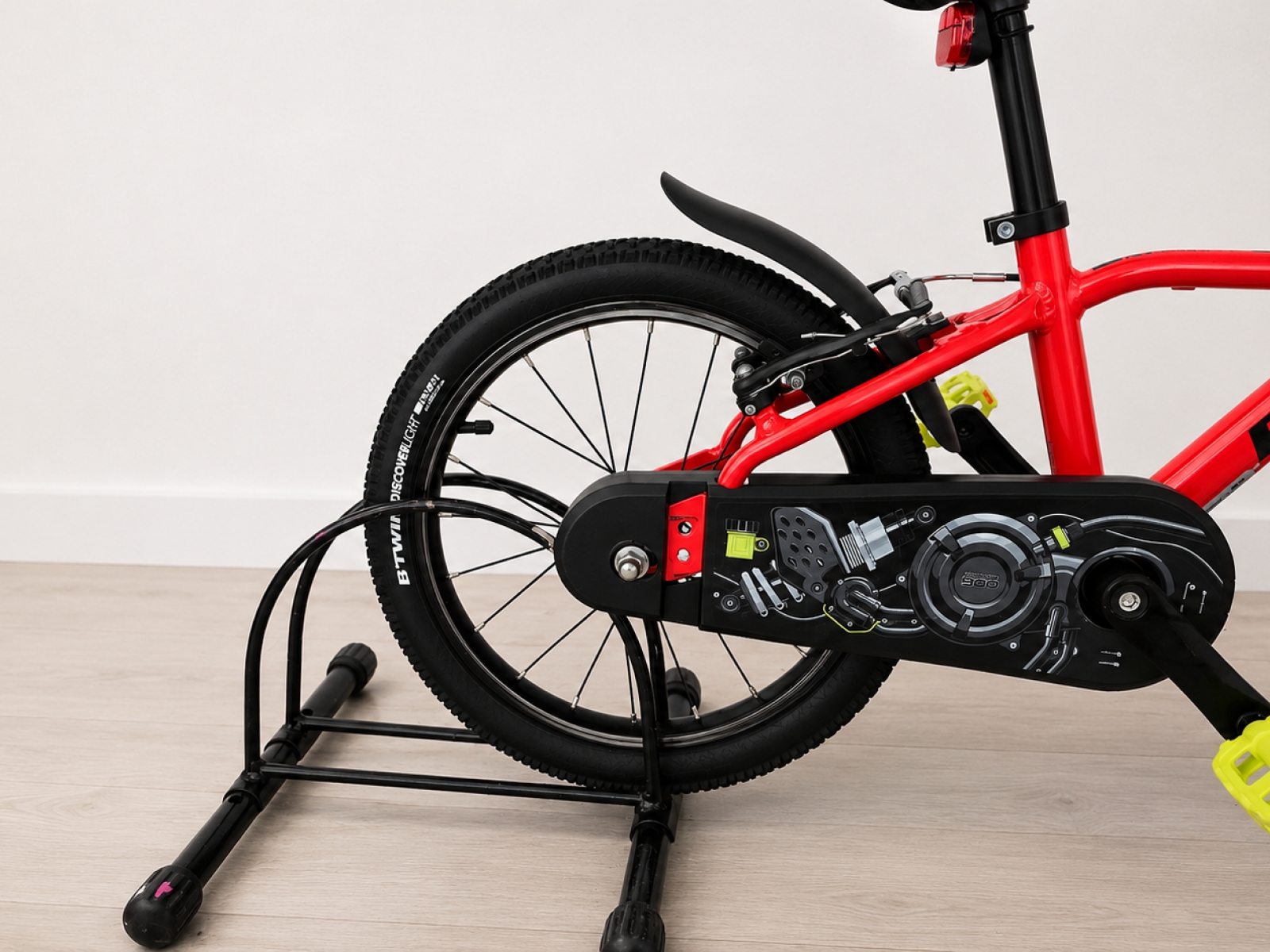 Bicicletta bambino B’TWIN rossa – ottime condizioni (nr. 7) 4