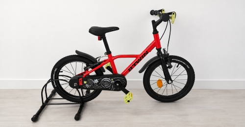Bicicletta bambino B&rsquo;TWIN rossa &ndash; ottime condizioni (nr. 7)