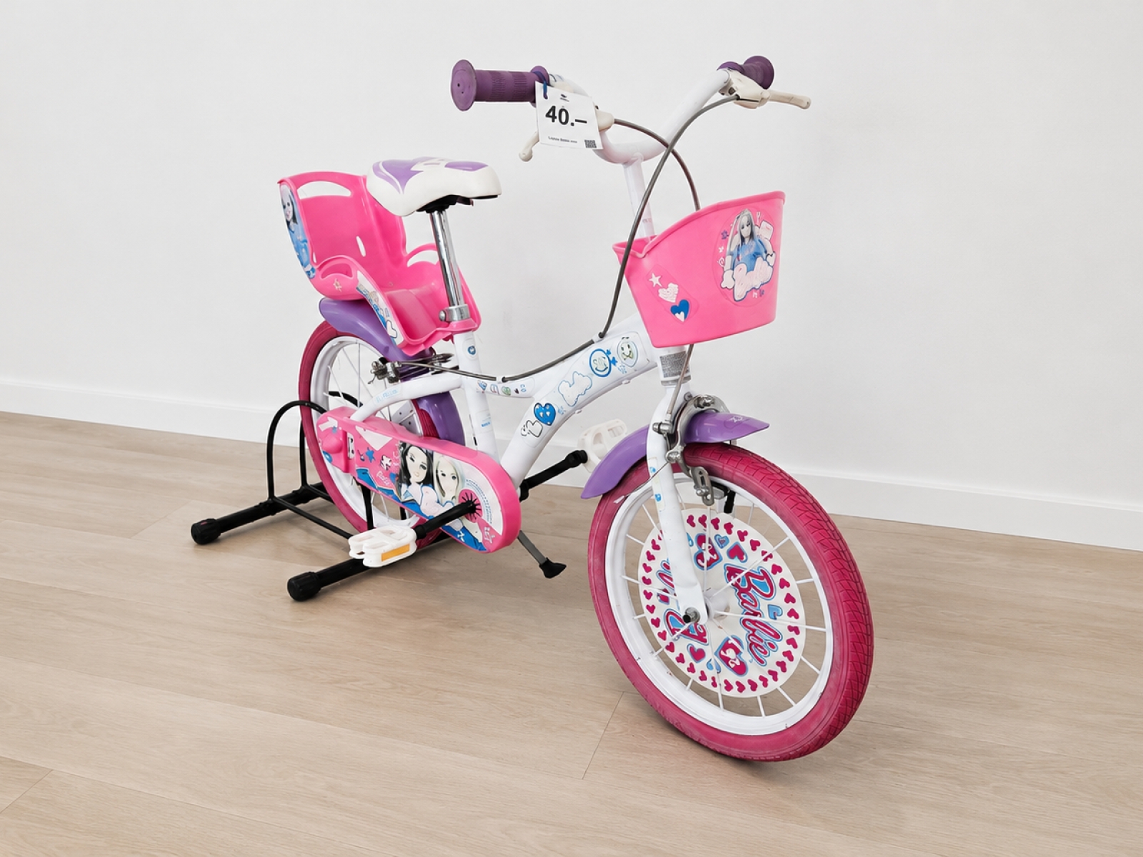 Bicicletta Barbie da bambina – rosa e viola (nr. 11) 3