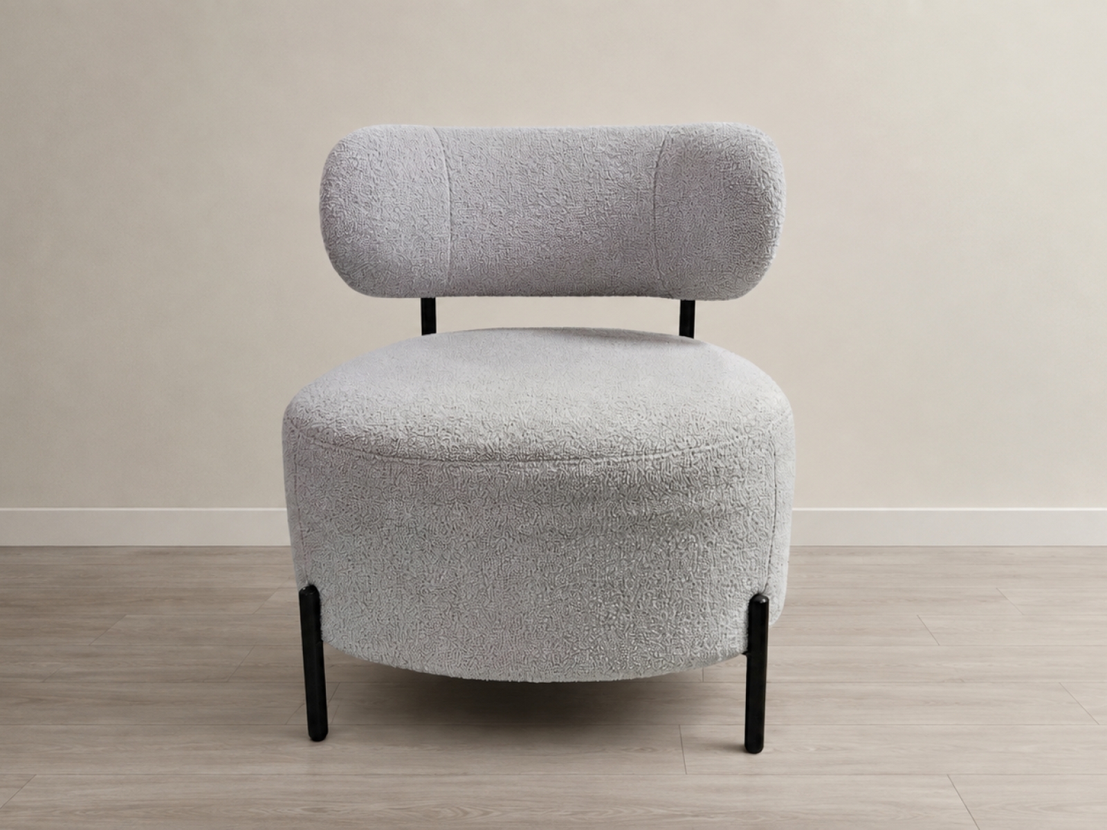 Poltrona moderna in bouclé – design elegante e contemporaneo 2