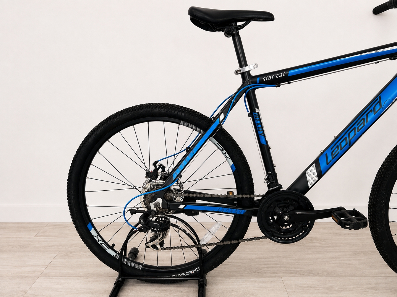 Bicicletta Leopard Star Cat – MTB nera/blu (Nr. 32) 4