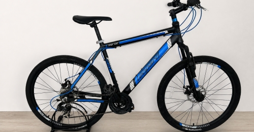 Bicicletta Leopard Star Cat &ndash; MTB nera/blu (Nr. 32)