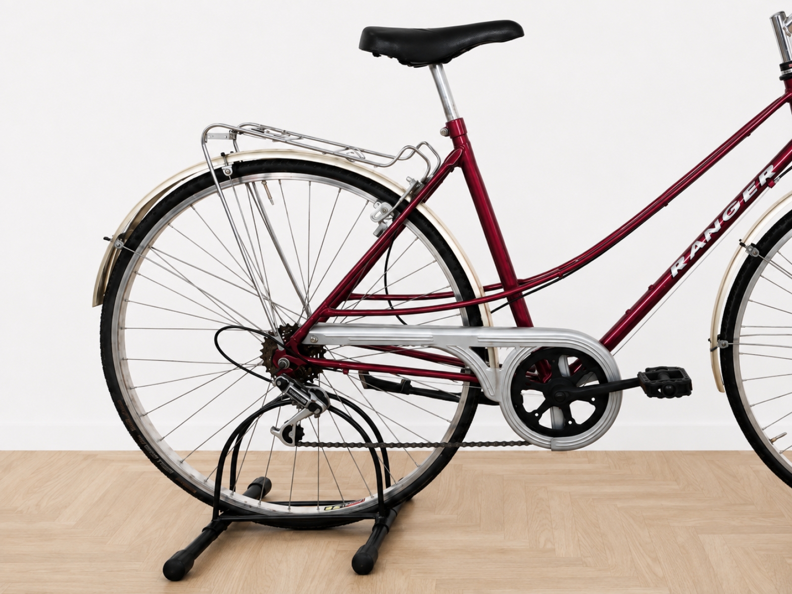 Bicicletta da città RANGER – telaio rosso bordeaux (Nr. 28) 5