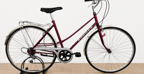 Bicicletta da citt&agrave; RANGER &ndash; telaio rosso bordeaux (Nr. 28)