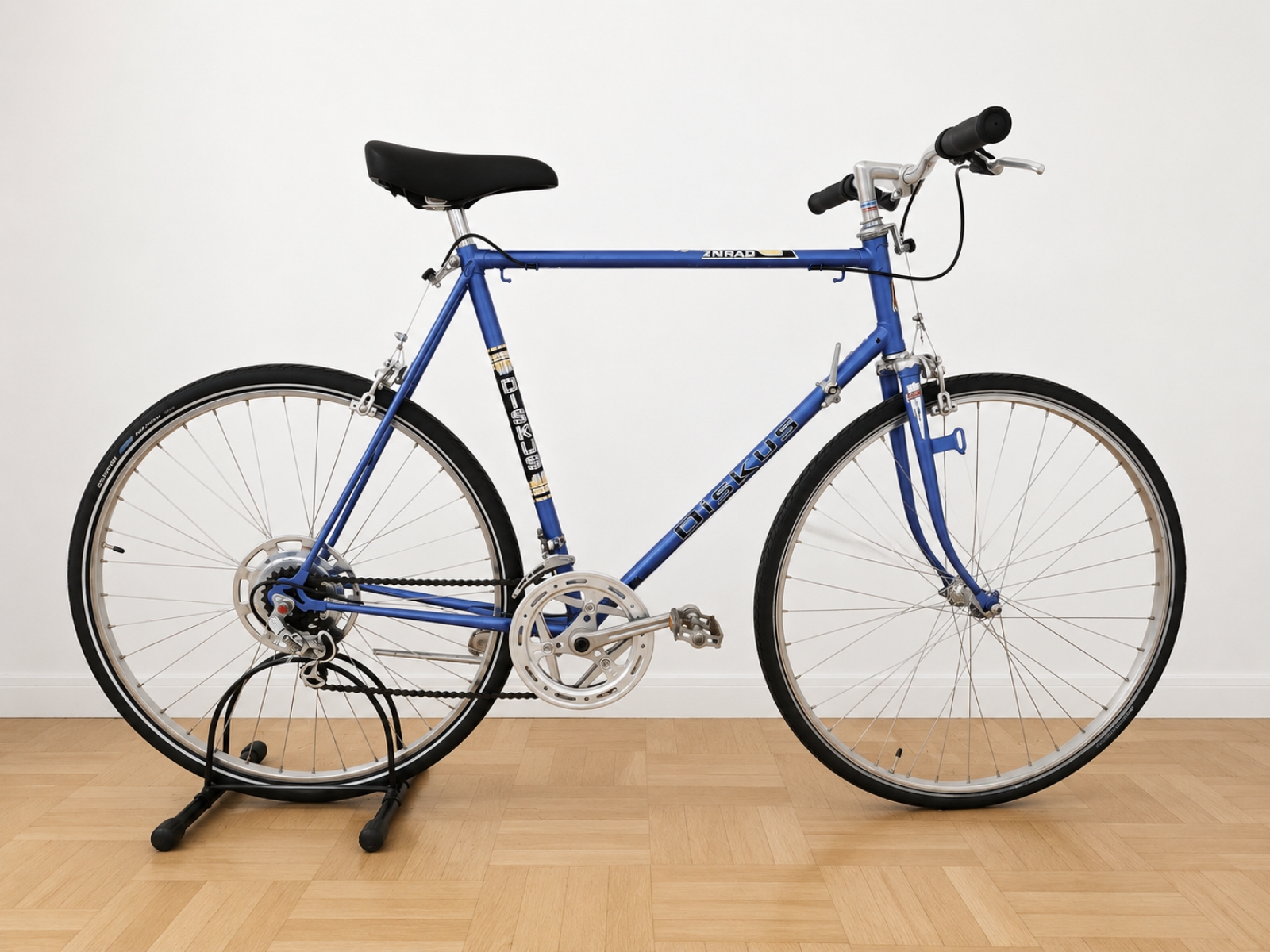 Bicicletta da città/trekking – telaio blu dal design classico (Nr. 52) 2