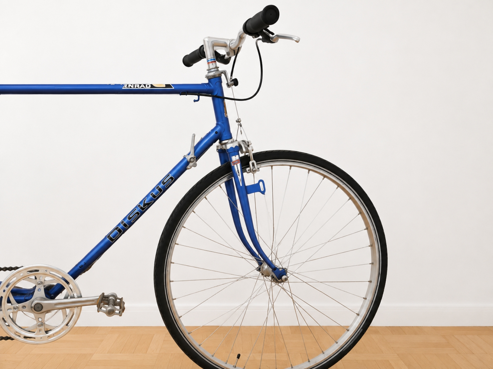 Bicicletta da città/trekking – telaio blu dal design classico (Nr. 52) 4