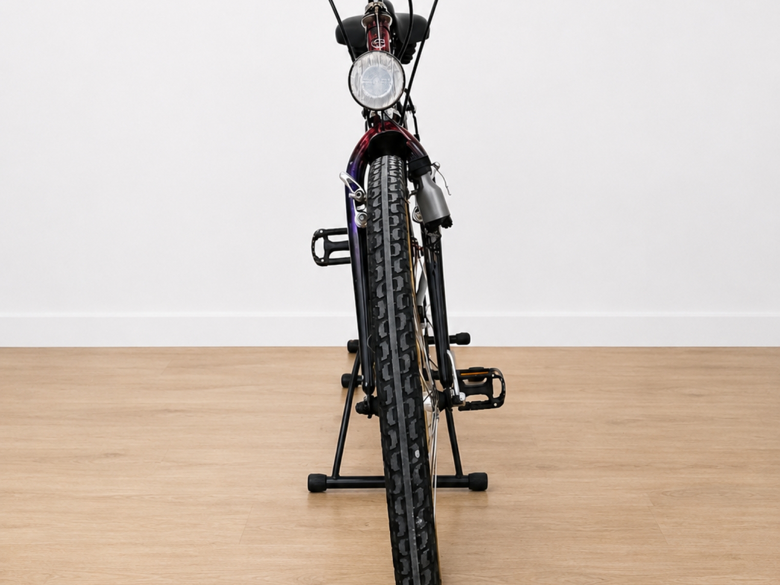 Bicicletta da città GITTO Country Bike – telaio nero con dettagli viola (Nr. 57) 6