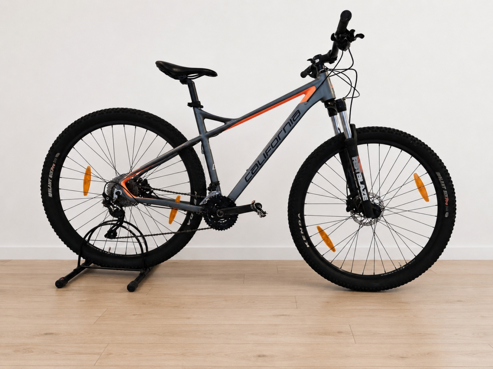 Mountain bike Califormia grigia con dettagli arancioni (Nr. 35) 2