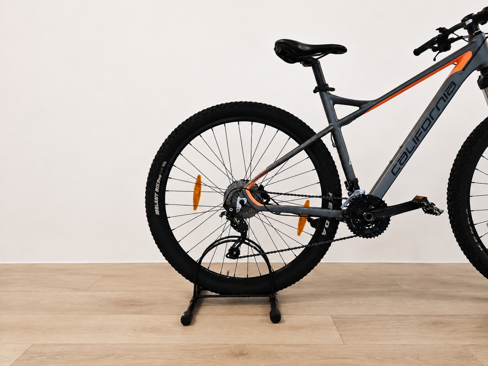 Mountain bike Califormia grigia con dettagli arancioni (Nr. 35) 5
