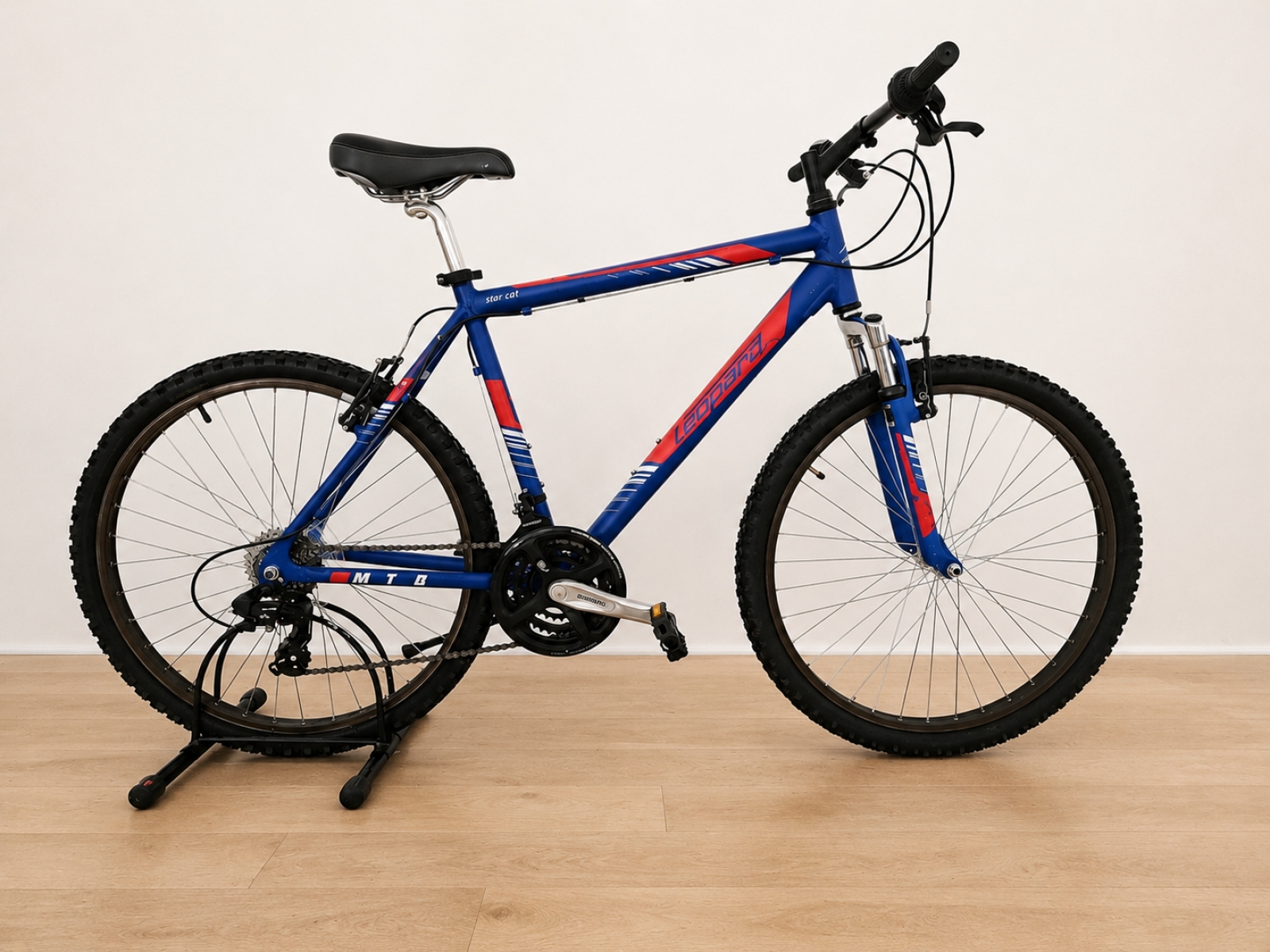 Mountain bike Leopard Star Cat – blu e rossa (Nr. 21) 2