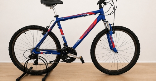 Mountain bike Leopard Star Cat &ndash; blu e rossa (Nr. 21)