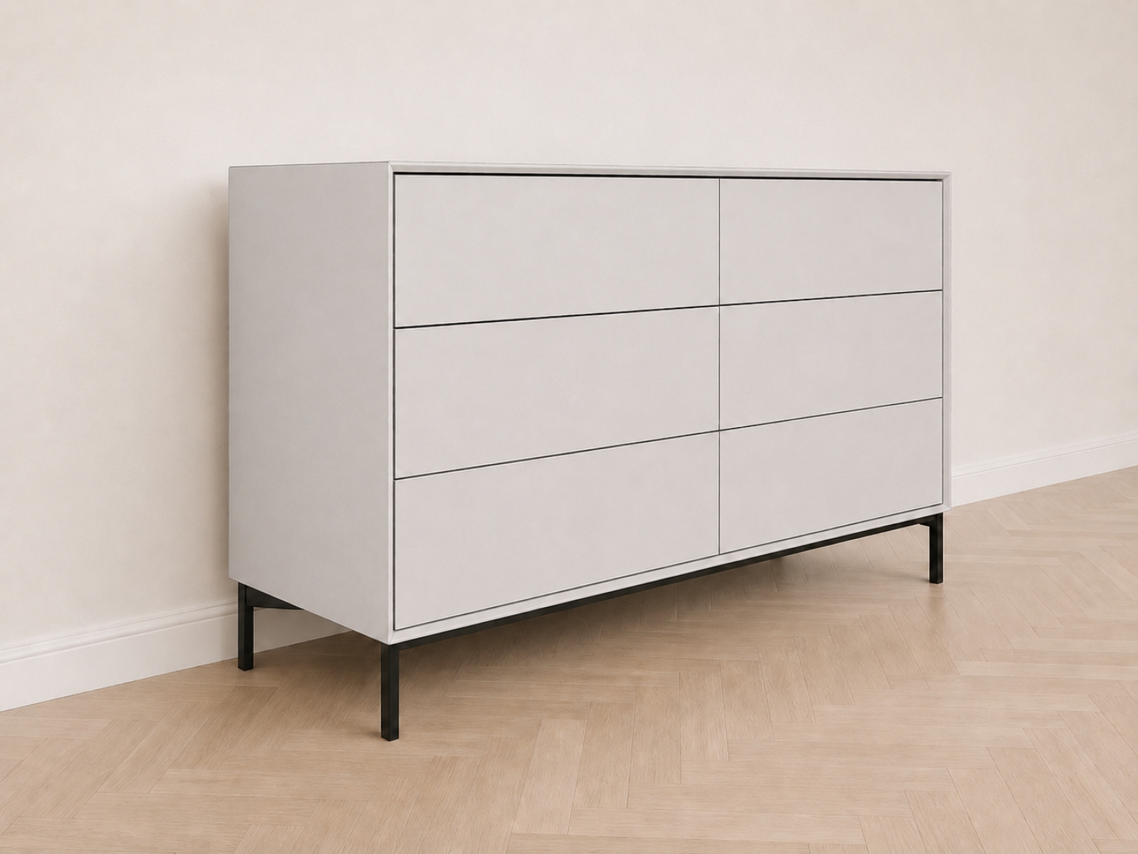 Comò Conforama Mouse grigio 6 cassetti 4