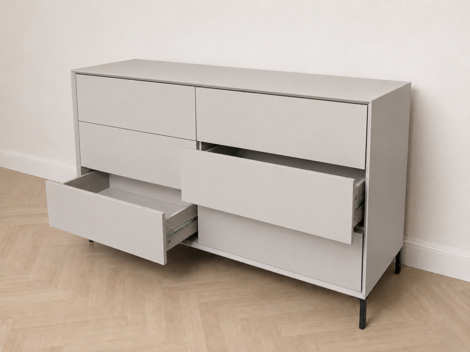 Comò Conforama Mouse grigio 6 cassetti 5