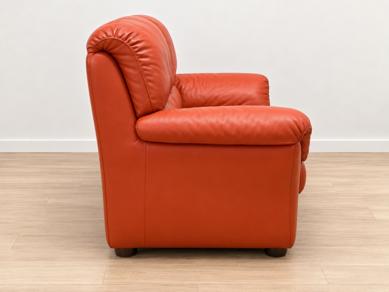 Divano Natuzzi Editions 2 posti in pelle cognac 4