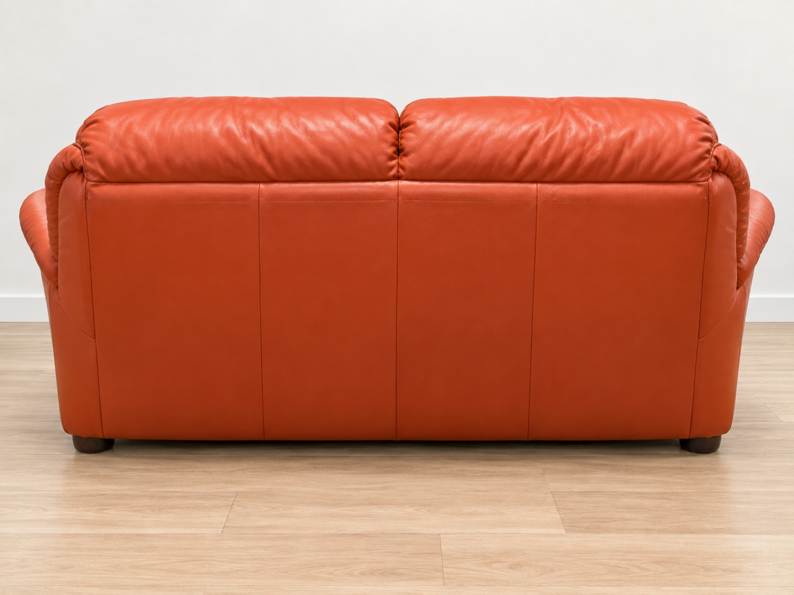 Divano Natuzzi Editions 2 posti in pelle cognac 5
