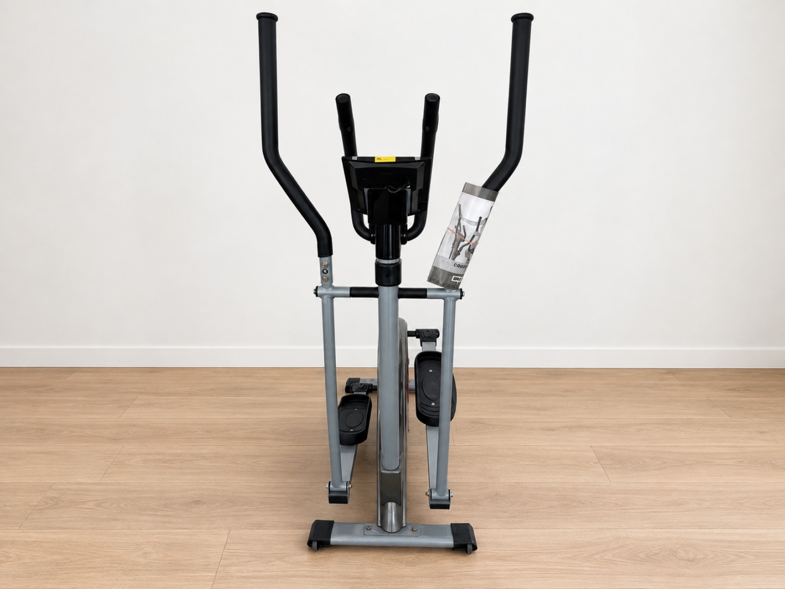 Ellittica Crosstrainer con display – grigio e nero 2
