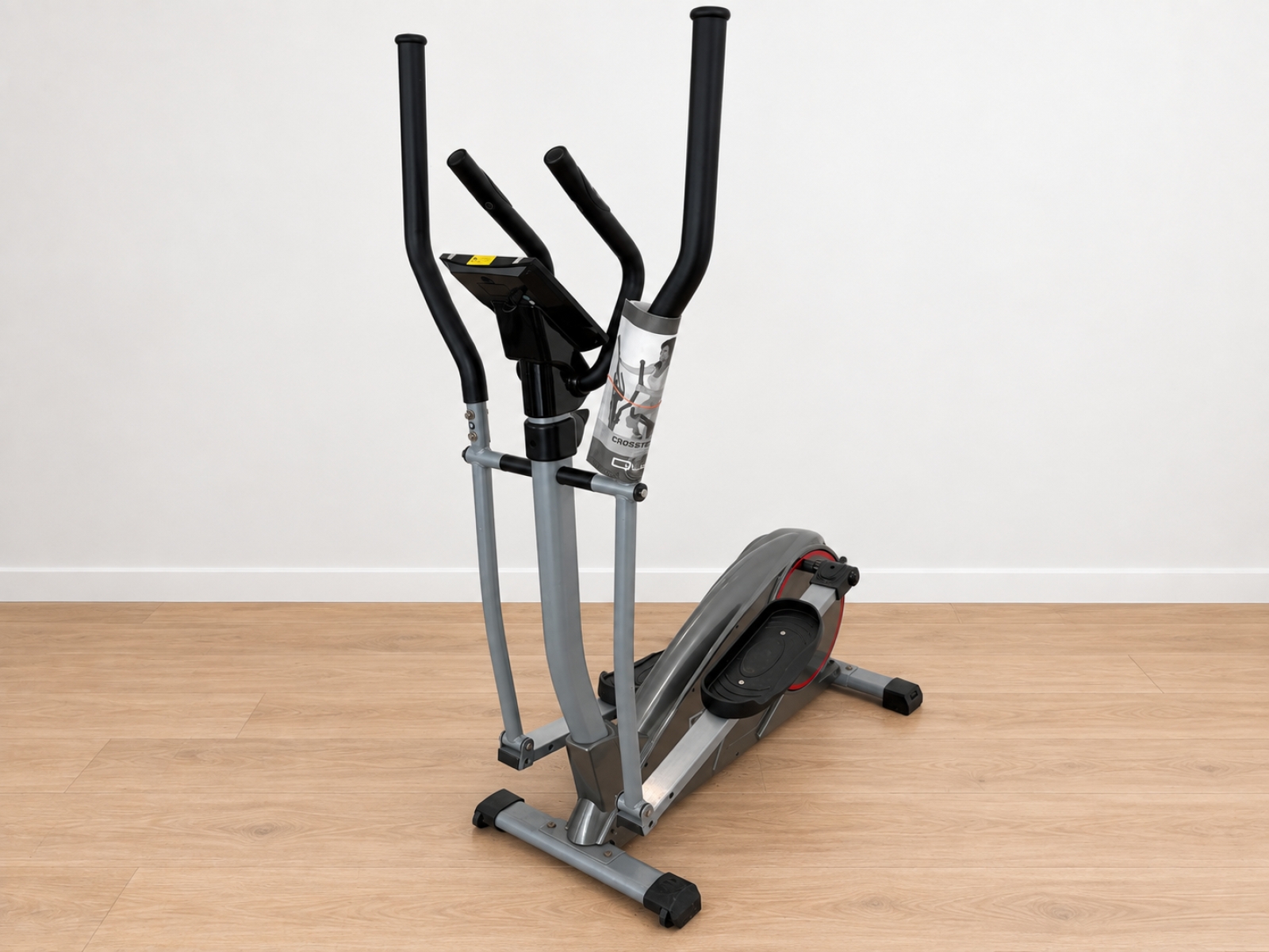 Ellittica Crosstrainer con display – grigio e nero 3