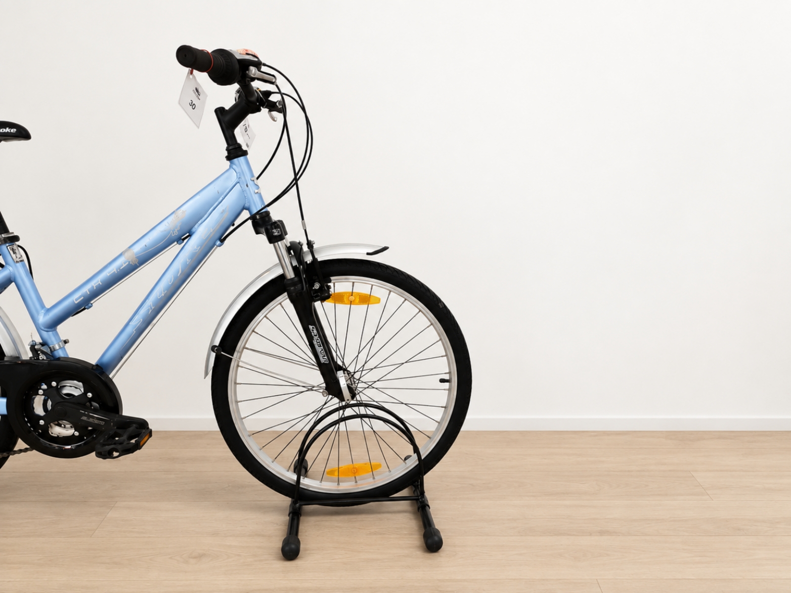 Bicicletta da città azzurra (Nr. 30) 4