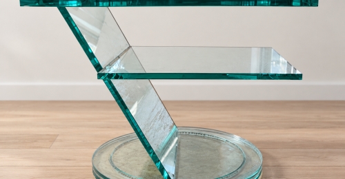 Tavolino in vetro Tonelli &ndash; design moderno