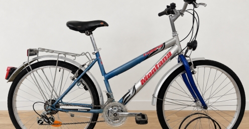 Bicicletta da citt&agrave; Montana Explorer blu e argento (Nr. 30)