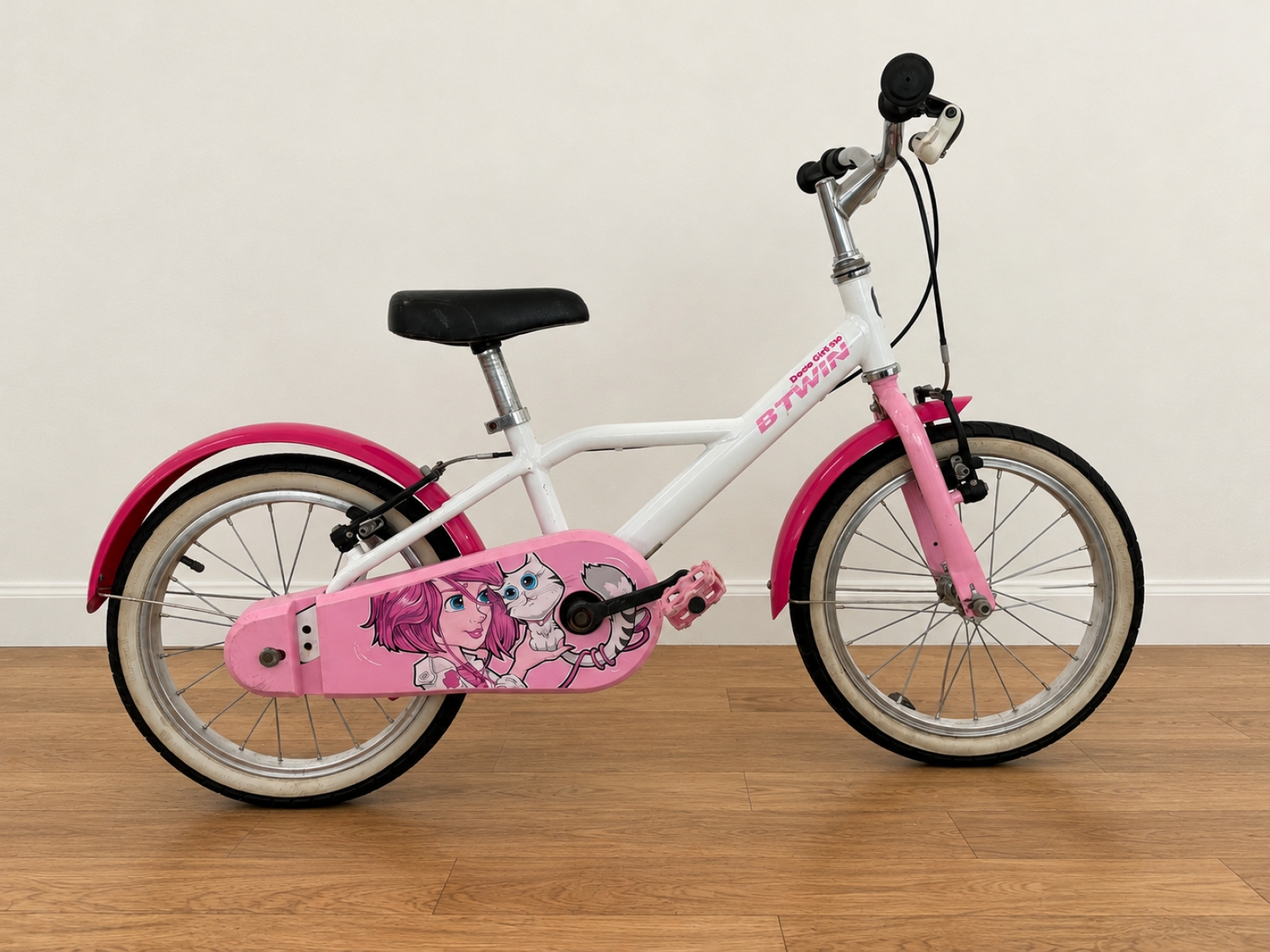 Bicicletta da bambina B’TWIN – bianca e rosa (Nr. 6) 2